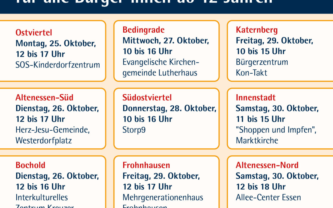 Impfaktion im Storp9 am 28.10.2021 von 10 bis 16 Uhr.