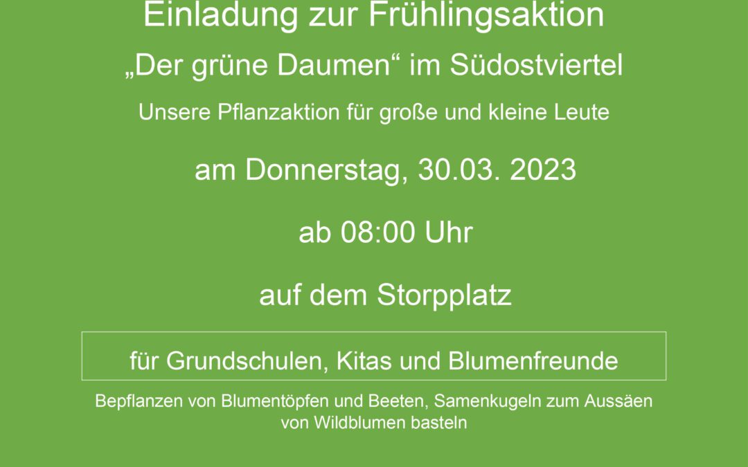 „Der grüner Daumen“ im Südostviertel