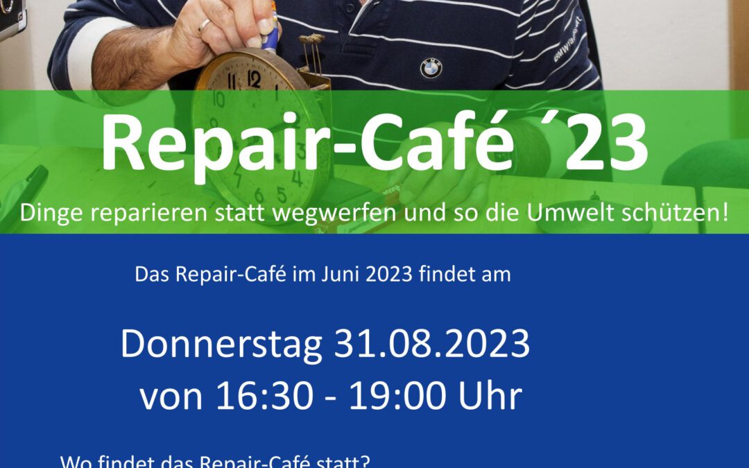 Das Repair-Café öffnet wieder seine Pforten.