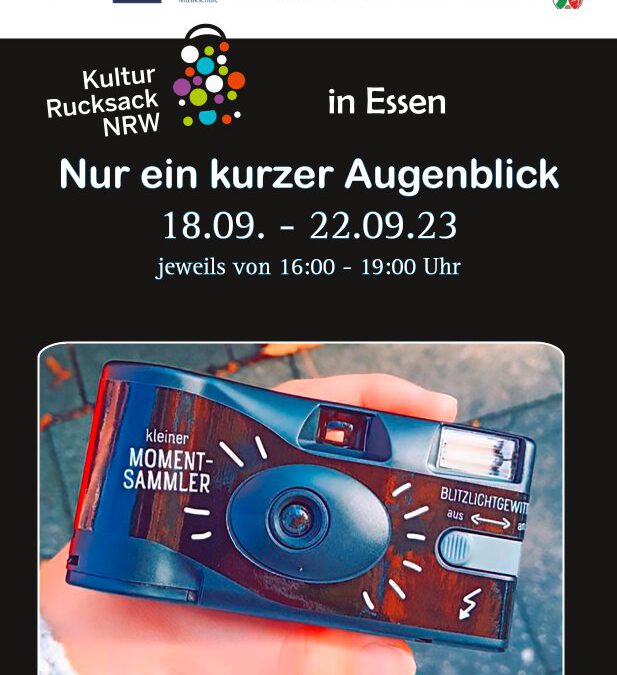 Kulturrucksack NRW in Essen. Projektwochen im Storp9